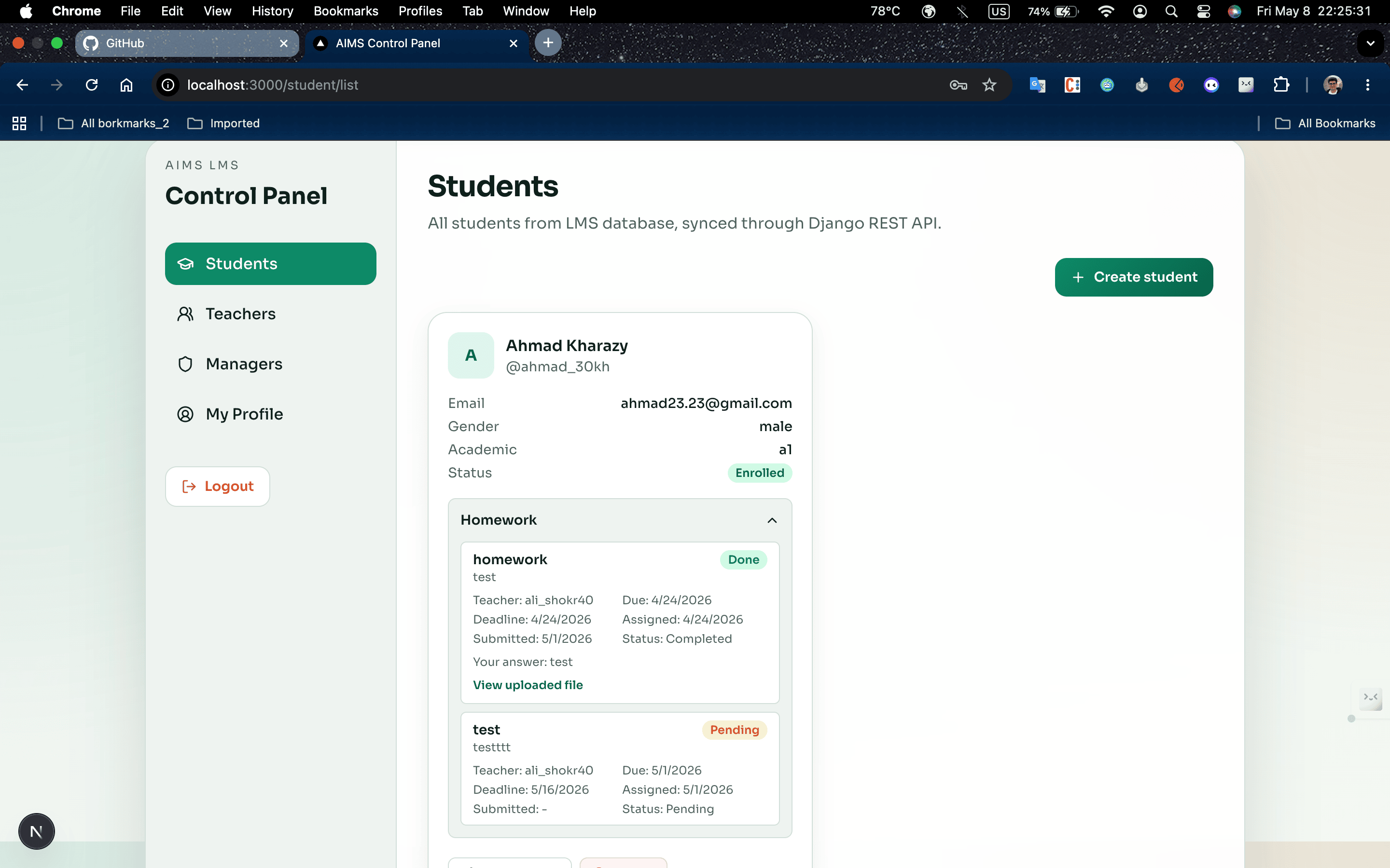 LMS project